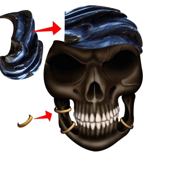 Creation of Scary skull: Step 12